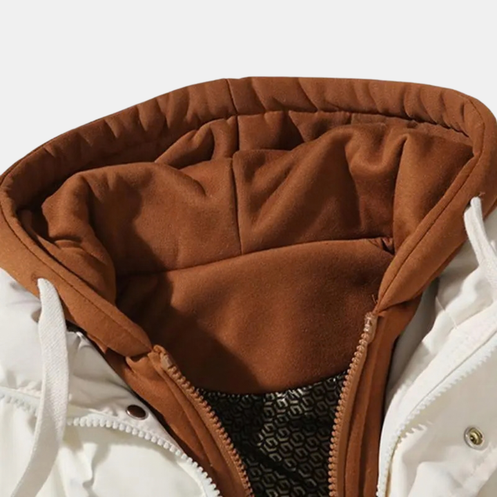 Women's Quilted Hooded Puffer Vest Zip Front Fleece Lined