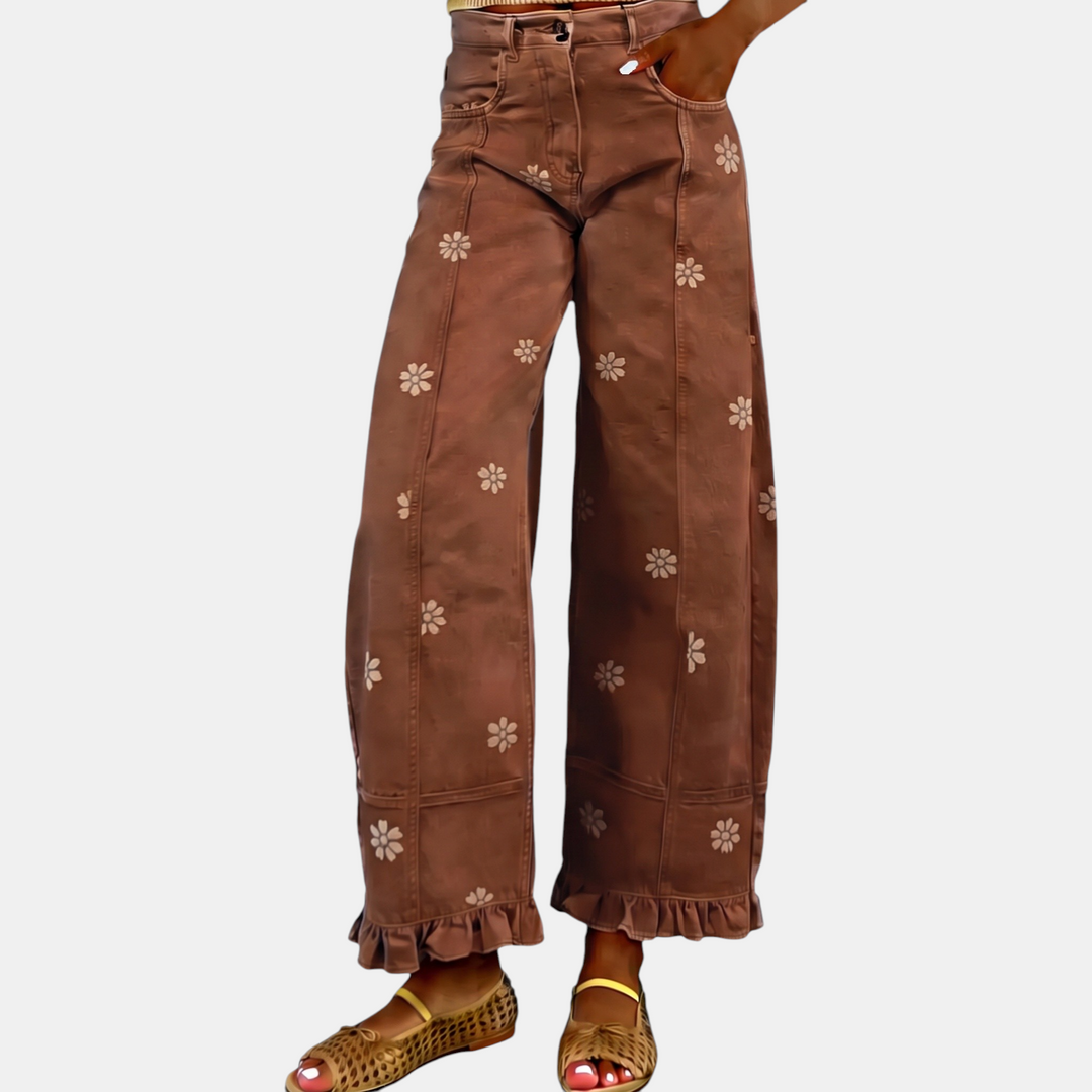 Brown Floral