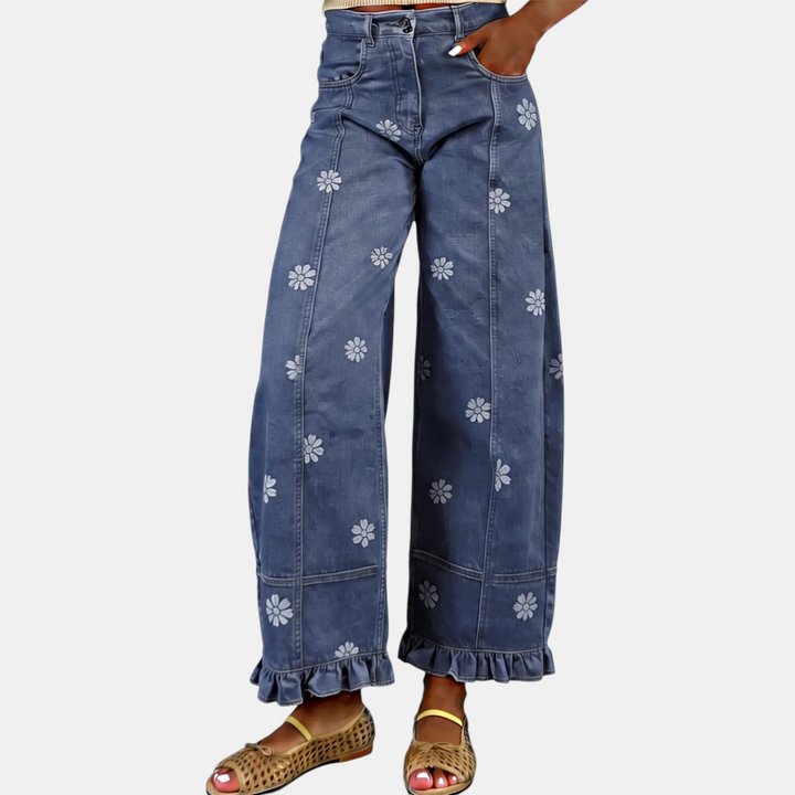 Dark Blue Floral